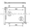AVA QUALITY COOLING VW5327D Condenser, air conditioning